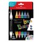 Faber-Castell Black Ed. Shake & Paint Acrylic Markers 6/Pkg-Classic Colors